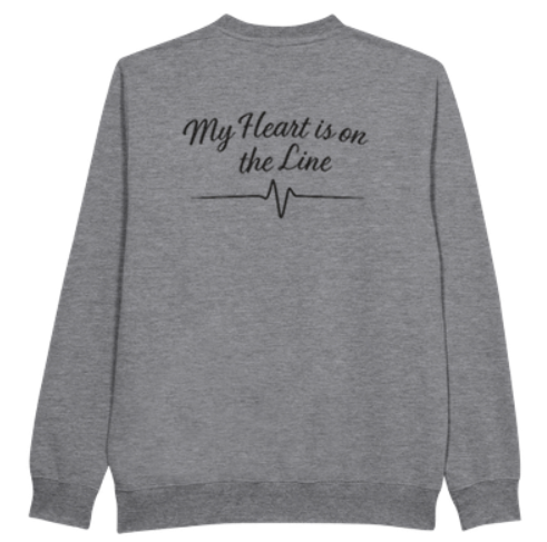 Crewneck Premium – My Heart is on the Line